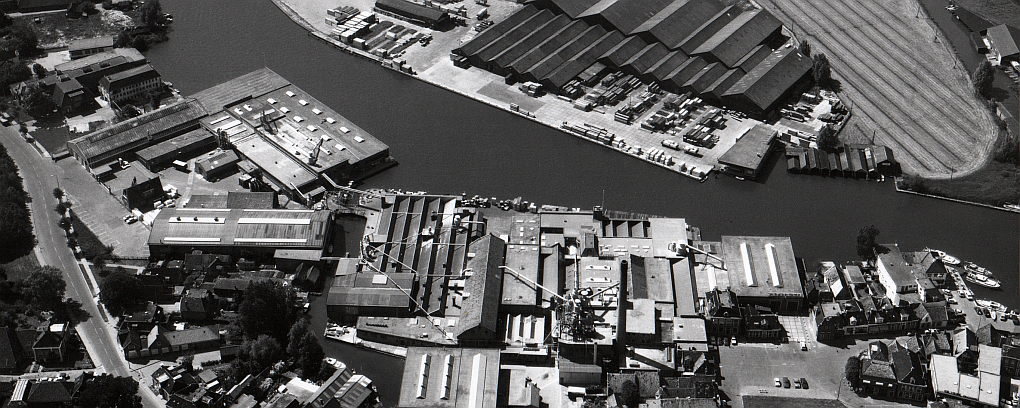 Overzicht Halbertsma fabrieken in 1973